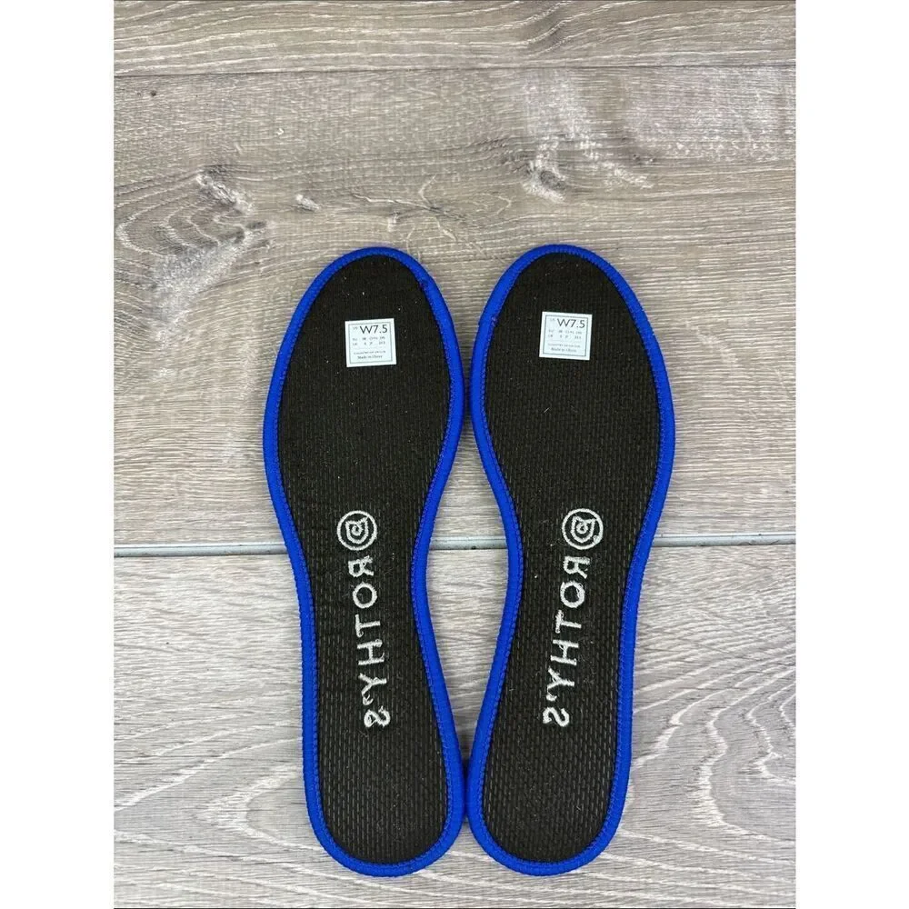 Rothy’s “The Flat” Black Knit Women’s Sz 7.5 Slip-On Round Toe Ballet Flats